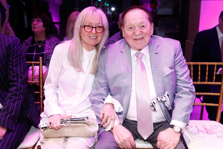 Miriam and Sheldon Adelson.