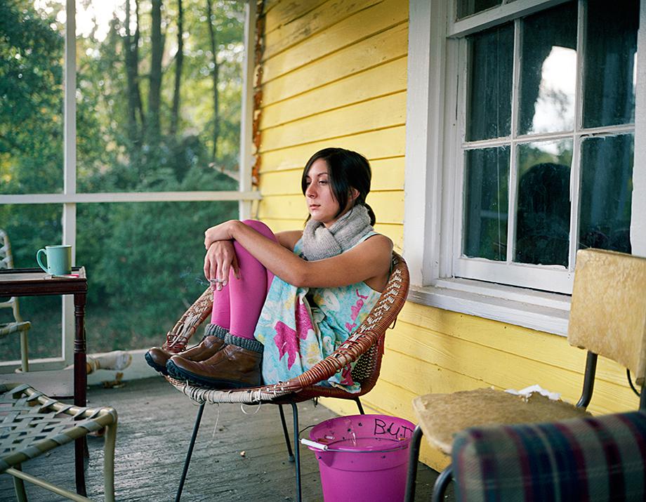 Micki On Her Porch, 2006