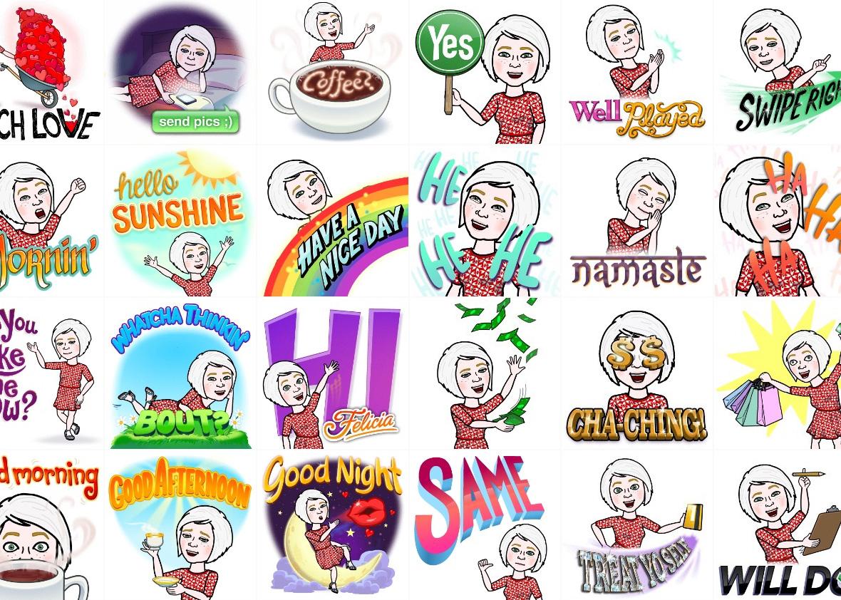 Bitmoji, the silly cartoon avatars that say everything you can’t.