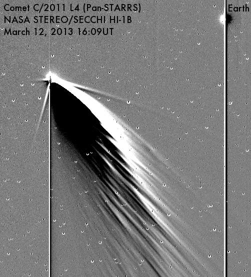 The comet from STEREO B
