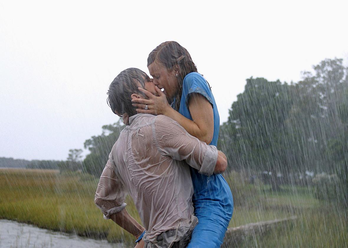 Ryan Gosling and Rachel McAdams in The Notebook, 2004. 
