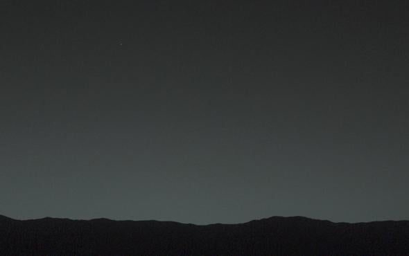 Earth, from Mars