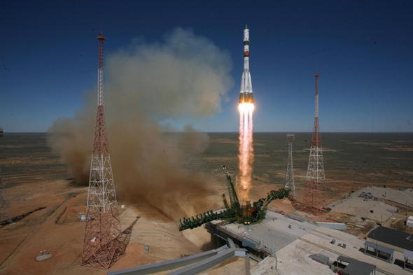 launch of Soyuz rocket