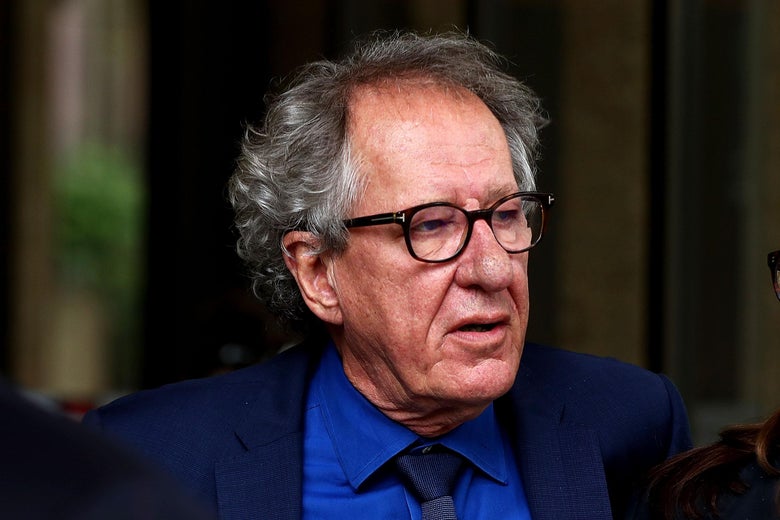 Actor Geoffrey Rush.