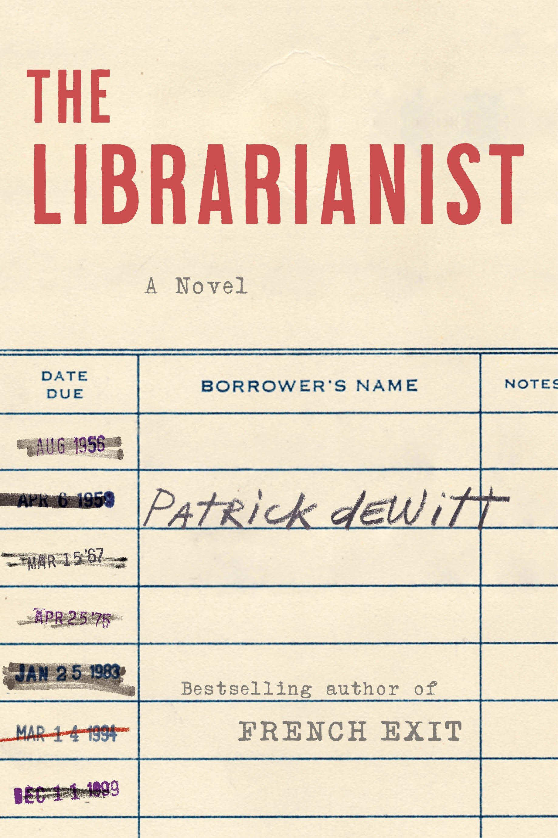 Book jacket for The Librarianist.