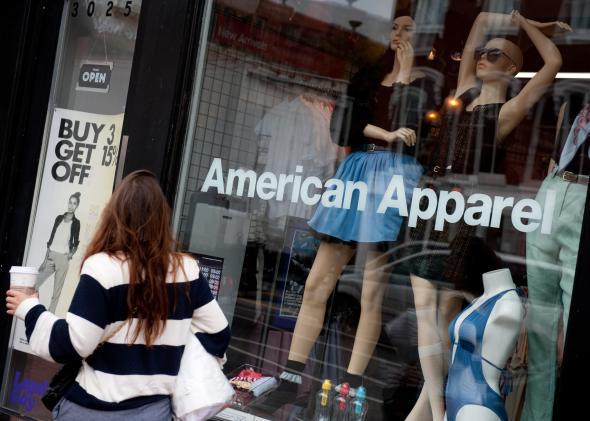 An American Apparel store