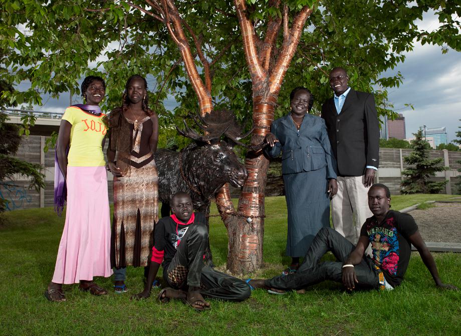 The Ojulu Family’s Second Day in Canada/Calgary, Alberta/ June 2011