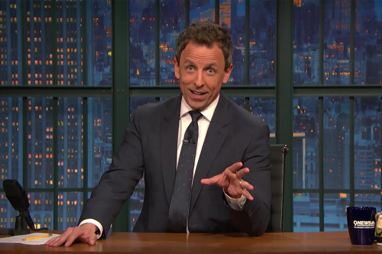 Seth Meyers stands up for his former employee Michelle Wolf.