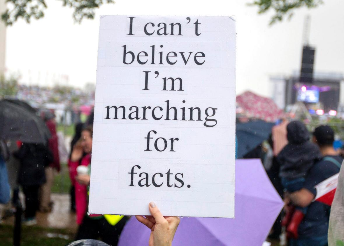 Here are some of the best signs from the march for science