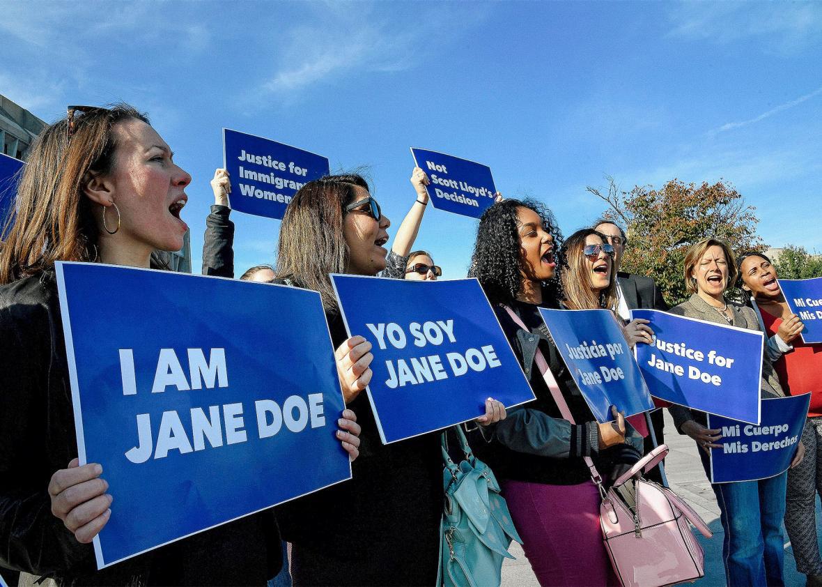 Jane Doe protest