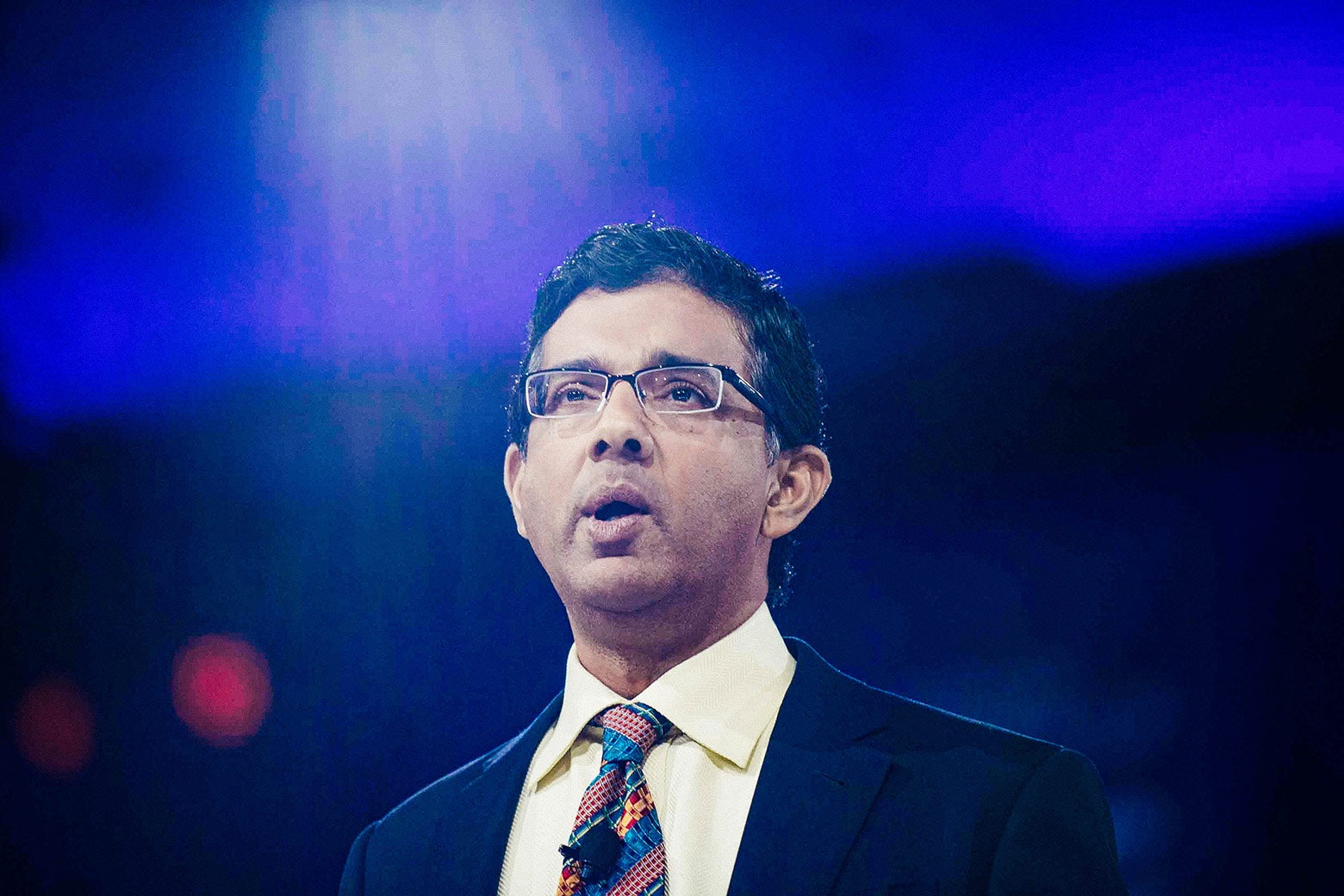 Dinesh D’Souza speaks at CPAC in National Harbor, Maryland, on March 5, 2016.