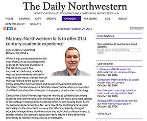 Screenshot courtesy The Daily Northwestern