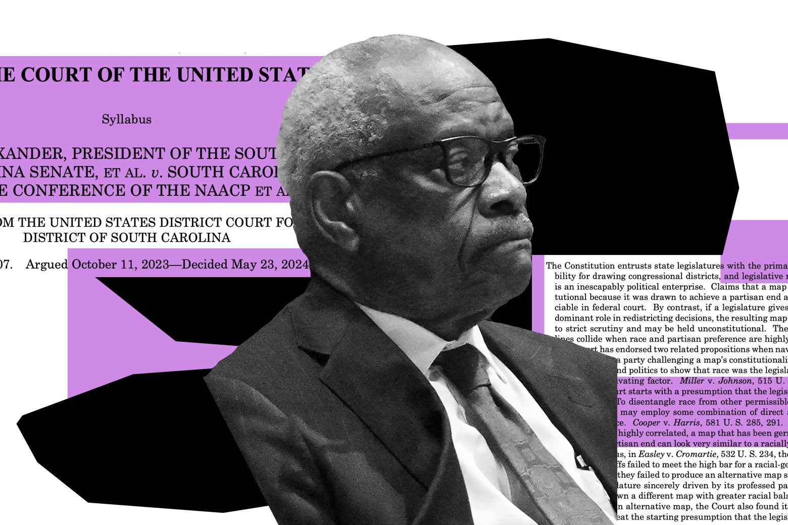 Clarence Thomas Makes a Full-Throated Case for Racial Gerrymandering