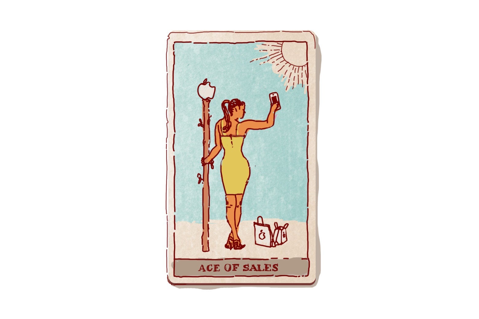 Illustration of Trump tarot cards by Natalie Matthews-Ramo.