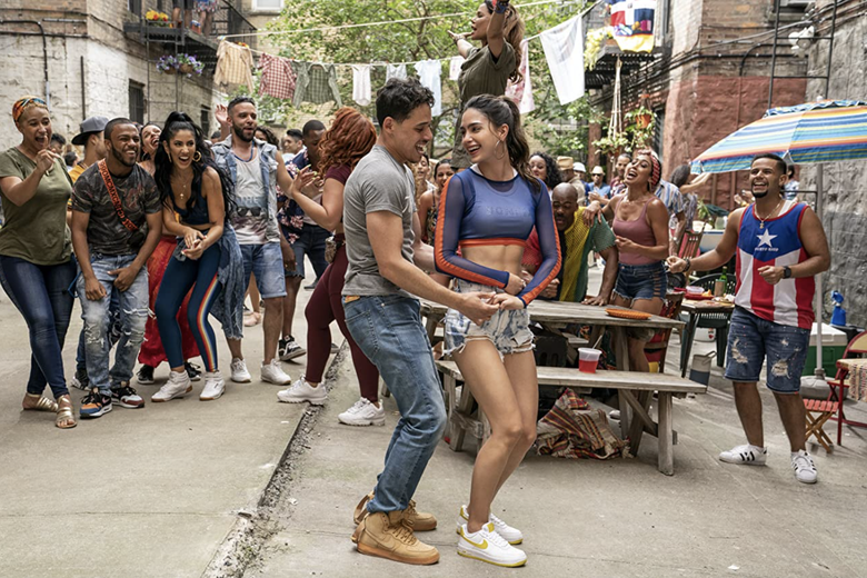 Anthony Ramos and Melissa Barrera in In the Heights.