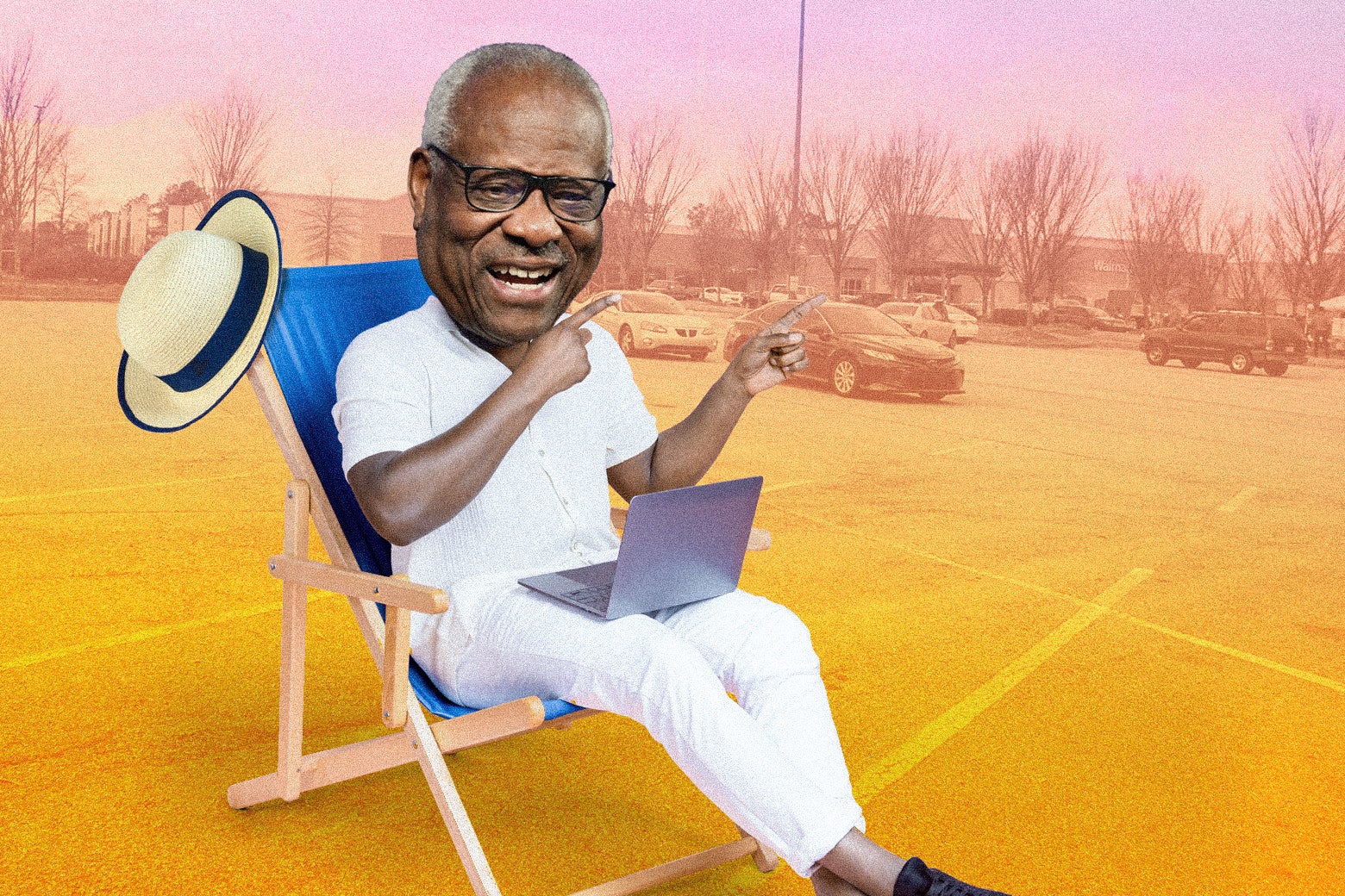 Hang On, Clarence Thomas Said He Prefers Hanging Out in “Walmart Parking Lots” to the Beach?