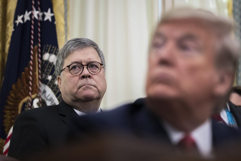 Attorney General Barr still sides with Trump’s FBI conspiracy claims, despite independent probe finding otherwise.