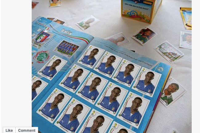 A sticker book of Mario Balotelli's headshot