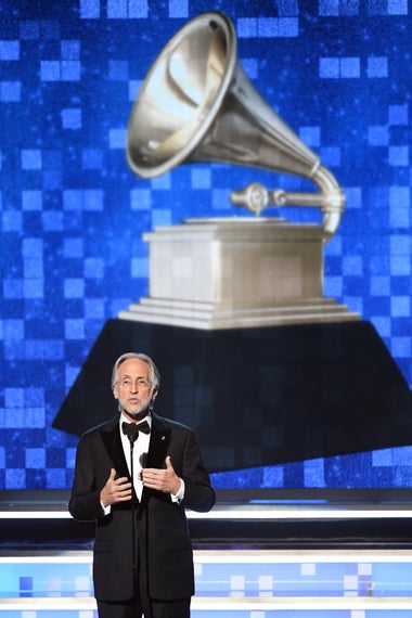 President and CEO of The Recording Academy Neil Portnow speaks onstage during the 61st Annual GRAMMY Awards at Staples Center on February 10, 2019 in Los Angeles, California.  (Photo by Kevin Winter/Getty Images for The Recording Academy)