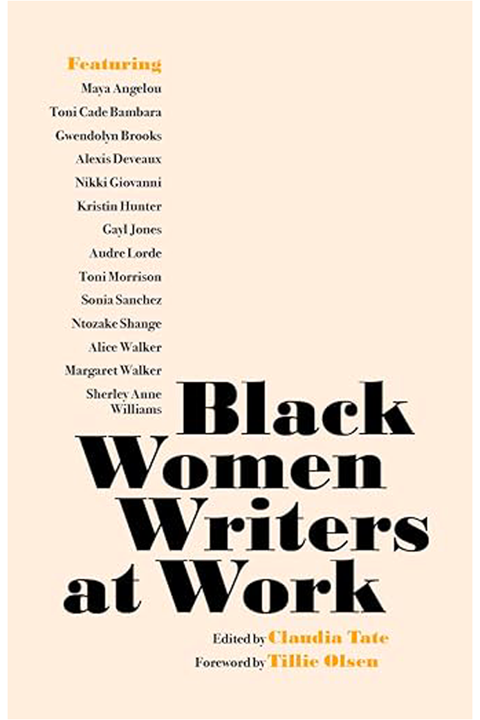 The cover of Black Women Writers at Work.