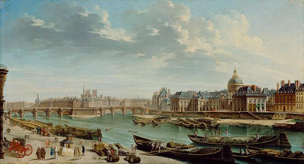 A View of Paris With the Île de la Cité, 1763.