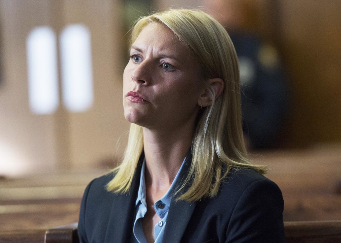 Claire Danes as Carrie Mathison in HOMELAND Season 6, Episode 02.