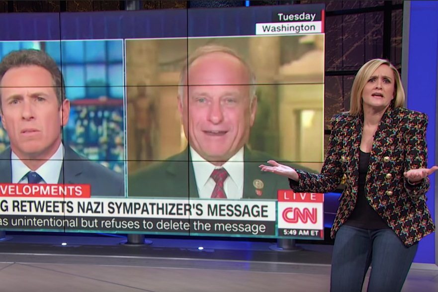 Midterms 2018 Samantha Bee on Trump, Steve King, white supremacy (VIDEO).