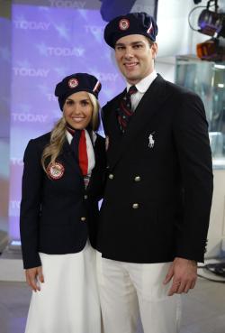 Heather Mitts and Tim Morehouse appear on NBC News' 'Today' show.