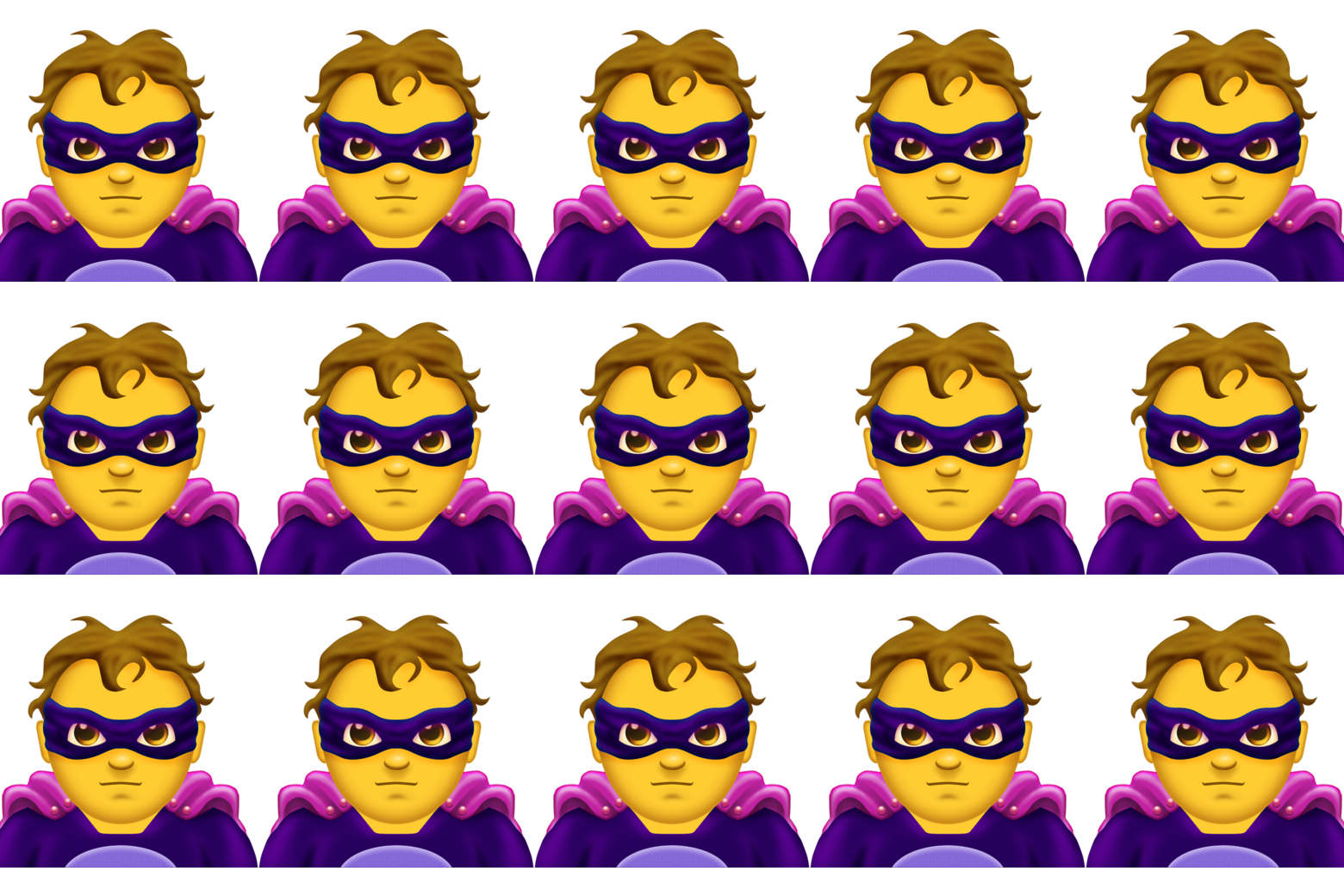 Supervillain emojis.