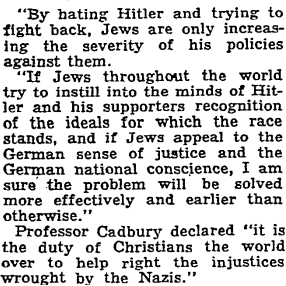 A paragraph excerpt of text from the June 15, 1934 New York Times.
