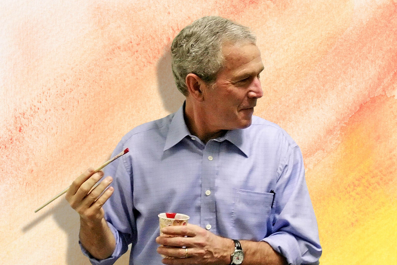 George W. Bush’s 9/11 Paintings Have to Be Seen to Be Believed
