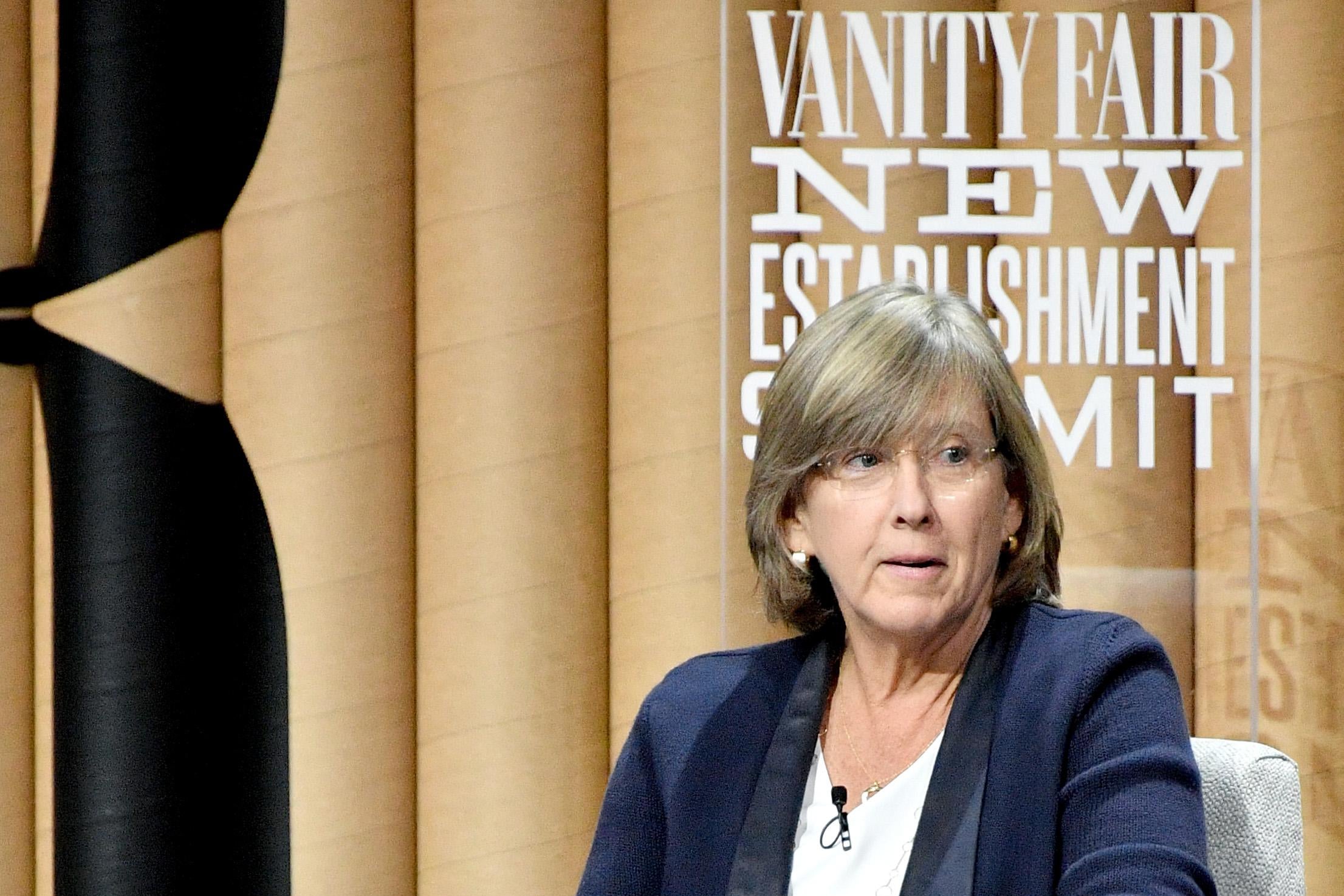 SAN FRANCISCO, CA - OCTOBER 19:  Partner at KPCB, Mary Meeker, speaks onstage during 'The State of the Valley: Where’s the Juice?' at the Vanity Fair New Establishment Summit at Yerba Buena Center for the Arts on October 19, 2016 in San Francisco, California.  (Photo by Mike Windle/Getty Images for Vanity Fair)
