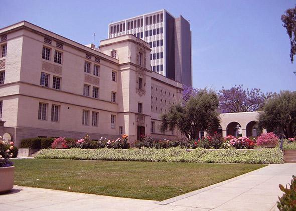 Bridge Laboratory, a physics building in Caltech, Pasadena, Calif., May 2007. 
