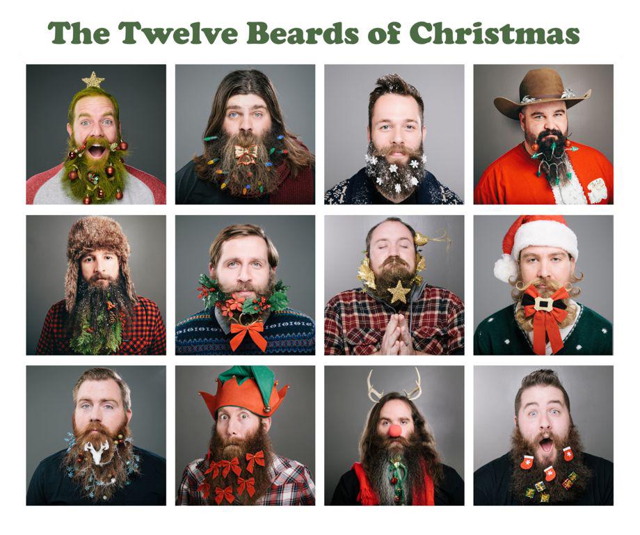 xmas beard decorations