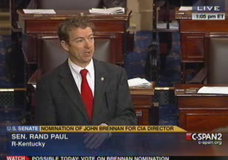 Sen. Rand Paul on the Senate floor