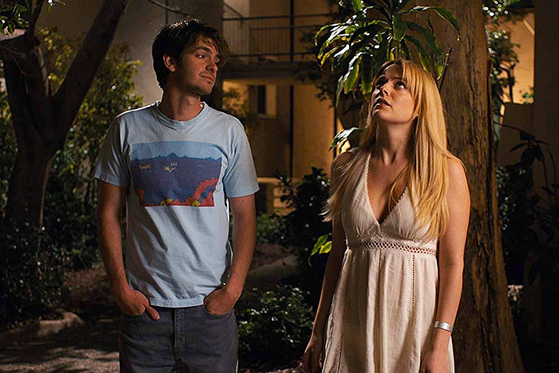 Andrew Garfield and Riley Keough in Under the Silver Lake.