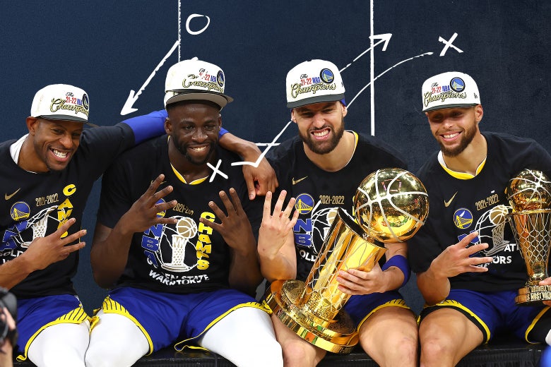 Antigua NBA Golden State Warriors 2022 World Champions Fortune
