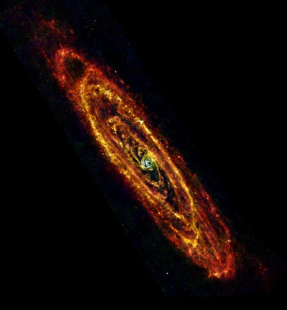 Herschel's far-infrared view of the magnificent Andromeda Galaxy