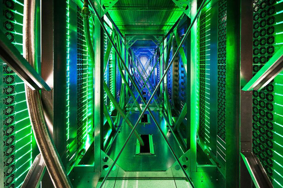 A glimpse inside Google's data centers. 