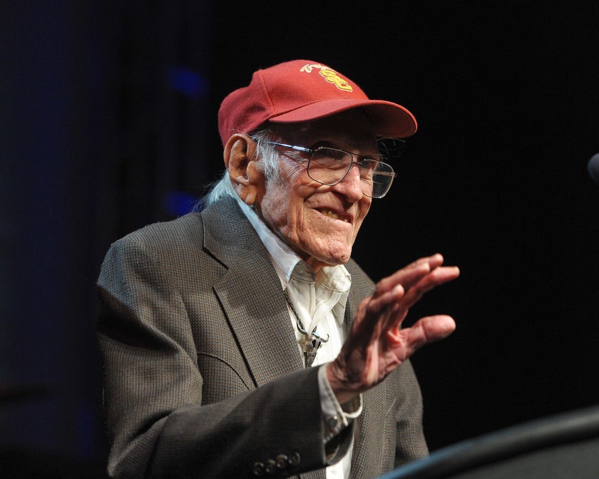 Zamperini in 2011.