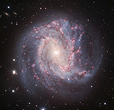 Spiral galaxy M83 in visible light.