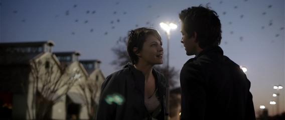 Kris (Amy Seimetz) and Jeff (Shane Carruth) in Upstream Color.