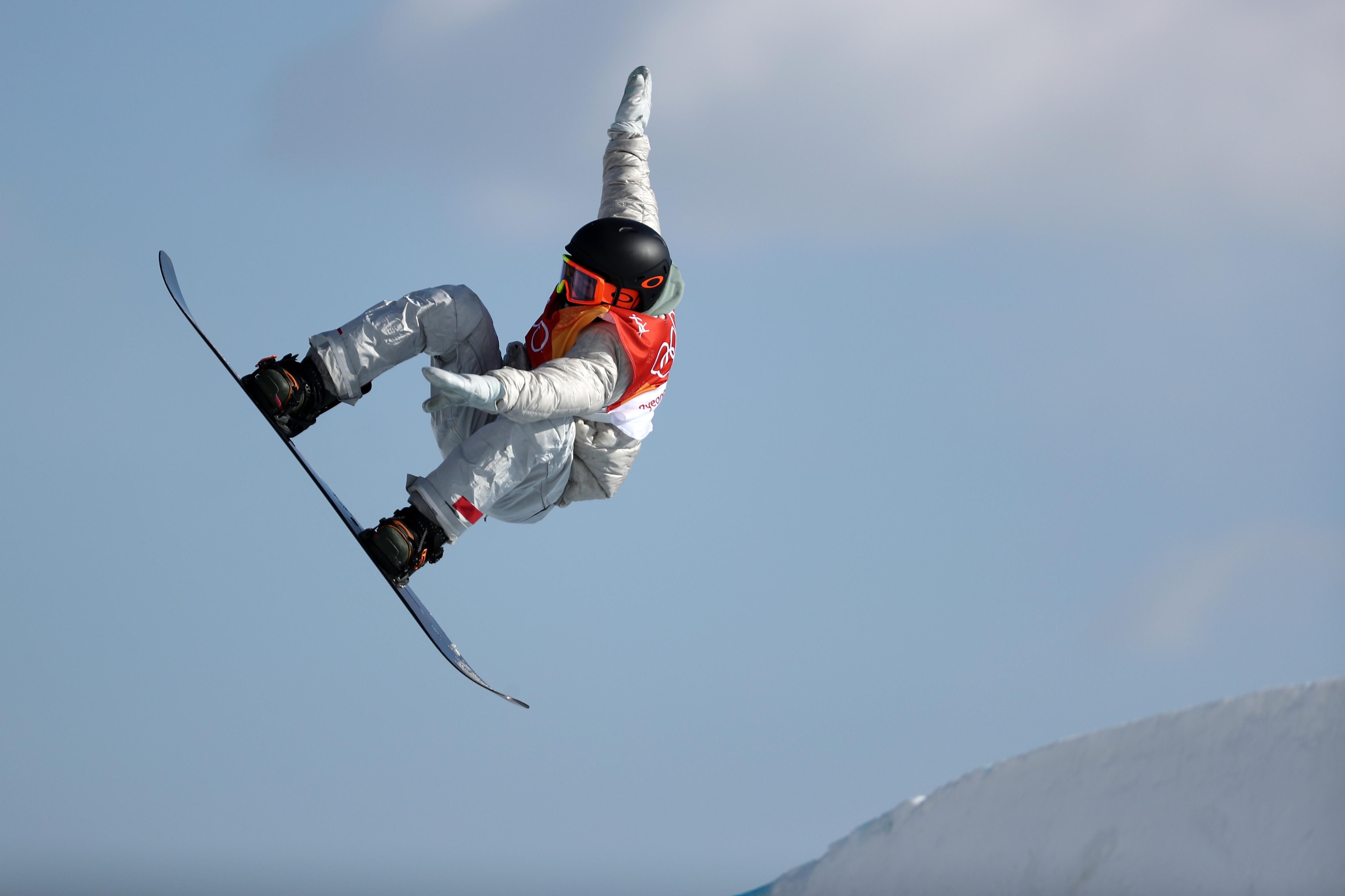 PYEONGCHANG-GUN, SOUTH KOREA - FEBRUARY 11:  Redmond Gerard of the United States competes during the Snowboard Men's Slopestyle Final on day two of the PyeongChang 2018 Winter Olympic Games at Phoenix Snow Park on February 11, 2018 in Pyeongchang-gun, South Korea.  (Photo by Al Bello/Getty Images)