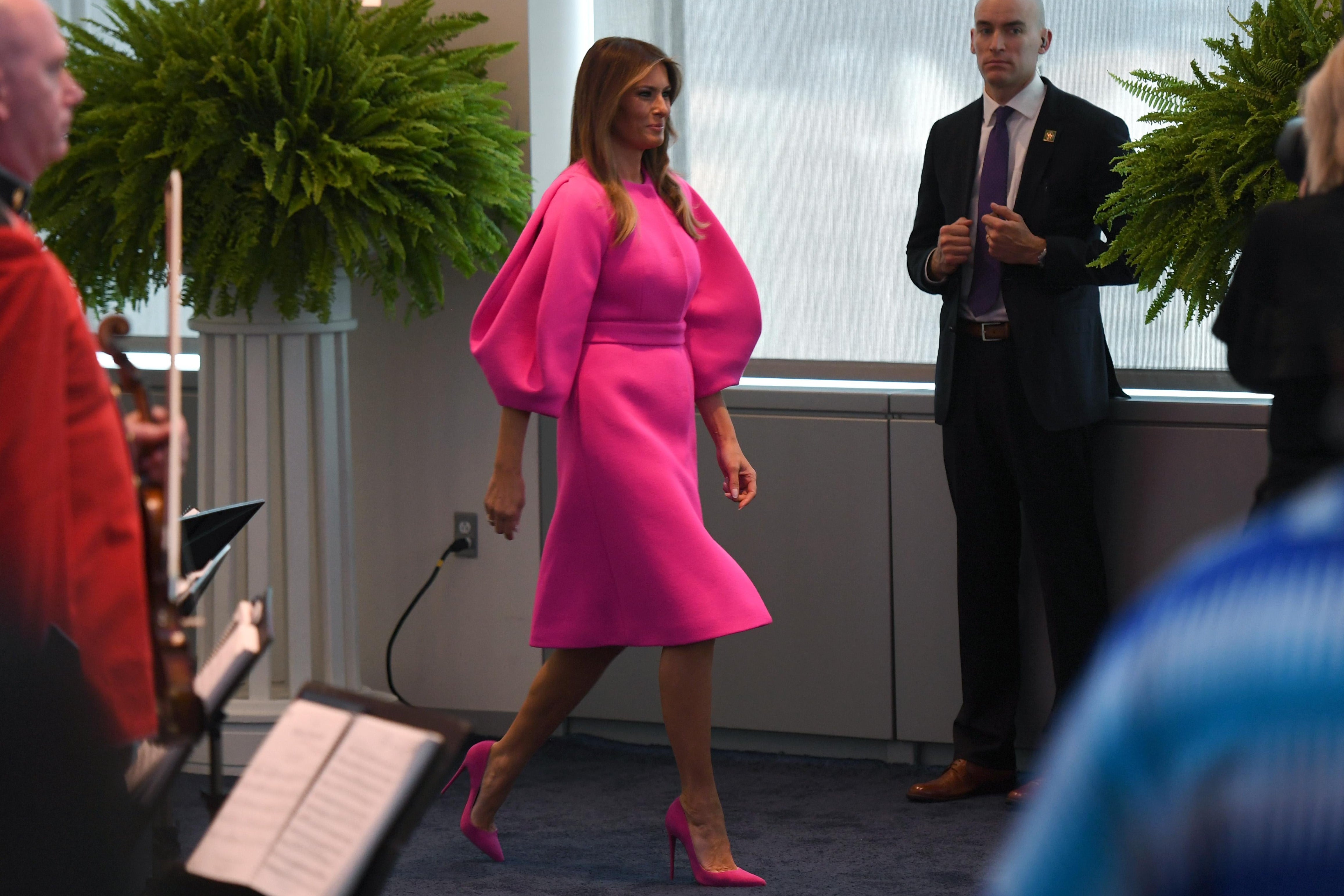 Melania trump fashion this week best sale