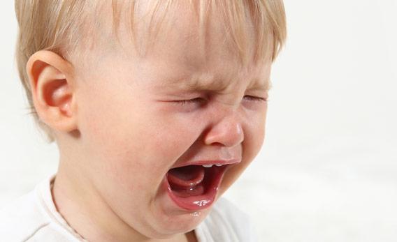 Child crying.