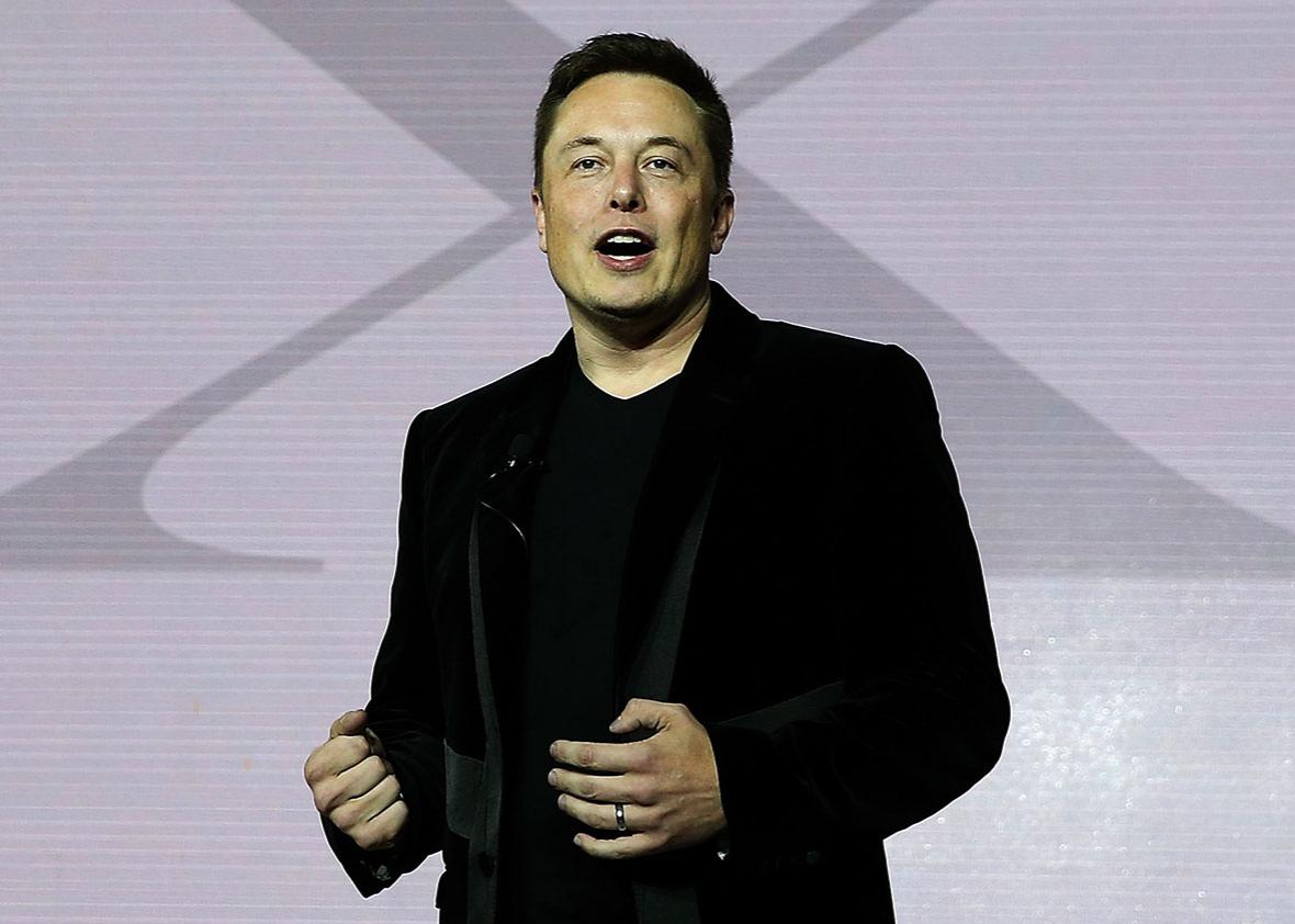 Tesla CEO Elon Musk speaks during an event to launch the new Tesla Model X Crossover SUV on September 29, 2015 in Fremont, California. 