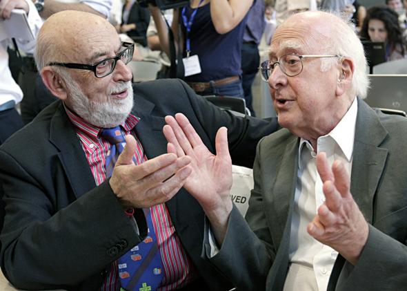 Francois Englert and Peter Higgs