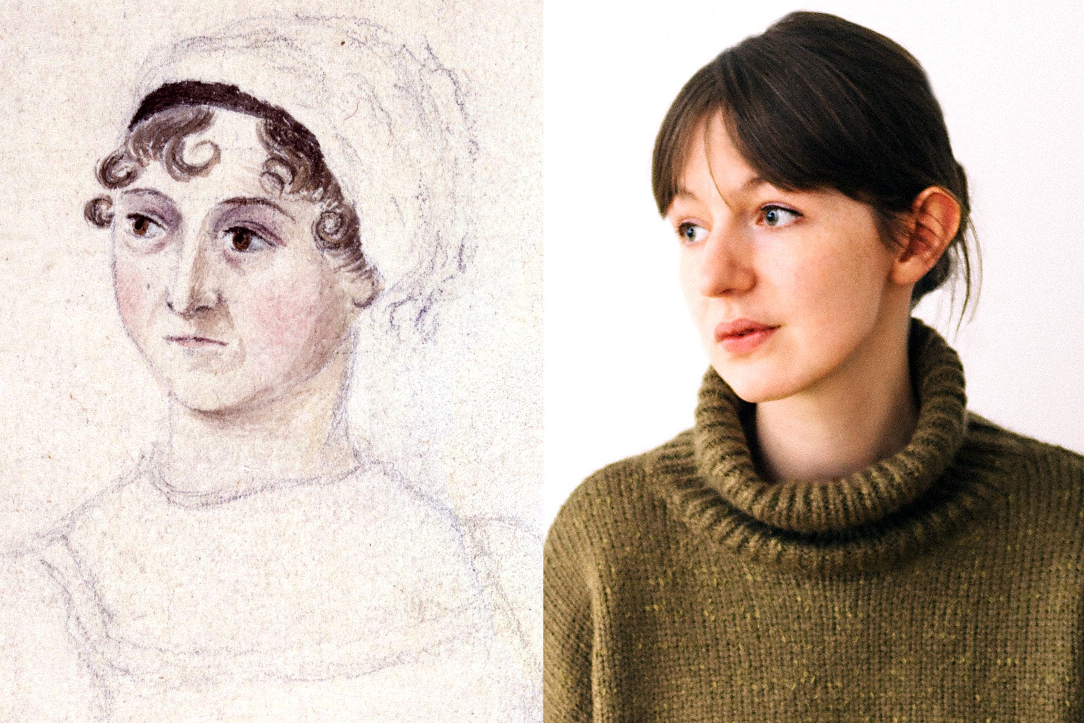 Jane Austen and Sally Rooney.