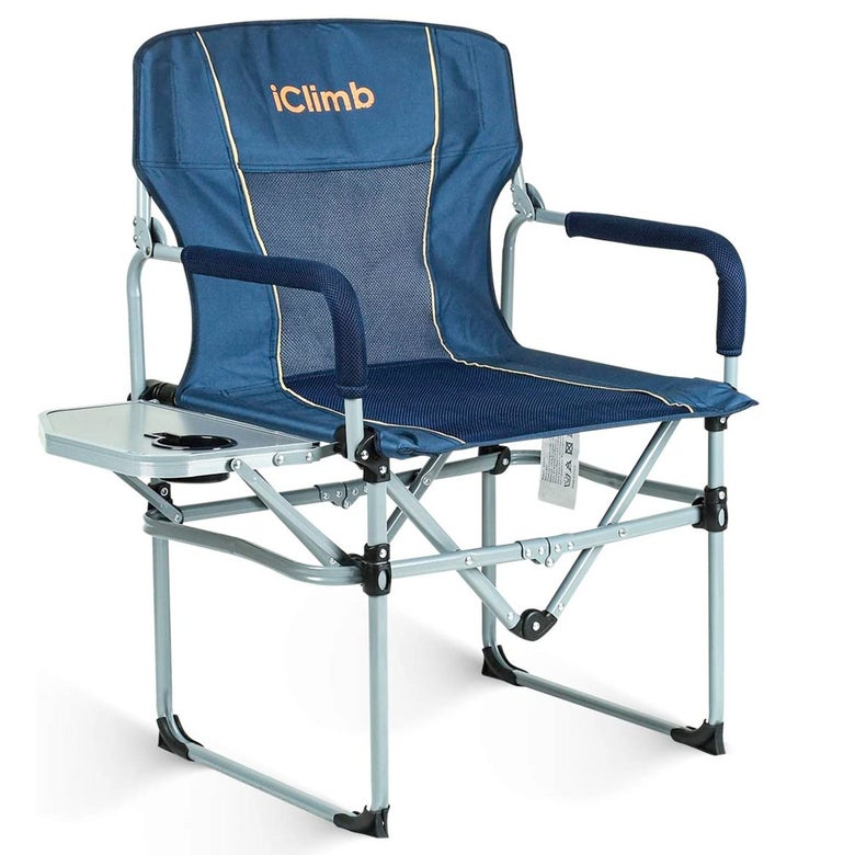 iClimb Heavy Duty Compact Camping Folding Mesh Chair