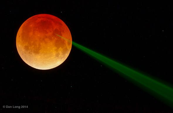 lunar eclipse laser 